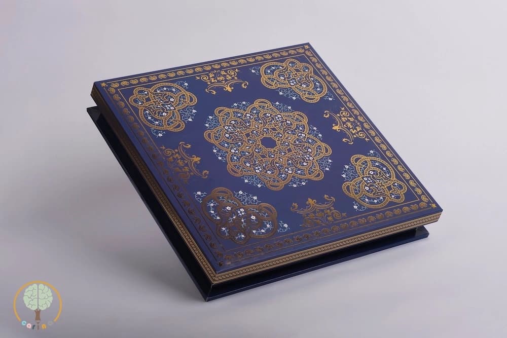 جعبه مقوایی طرح نیلگون - کد BM05