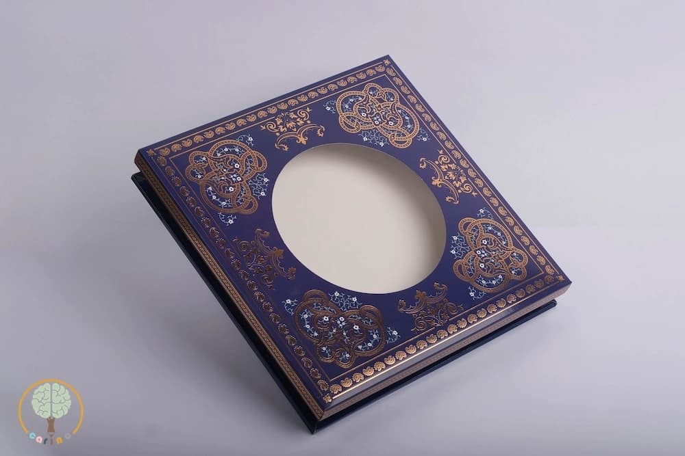جعبه مقوایی طرح نیلگون - کد BM06
